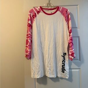 57-84 / Pink Camouflage Syncrude Shirt
